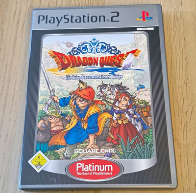 Square Enix Dragon Quest Reise des verwunschenen Königs PS2 Platinum PAL Handbu 
