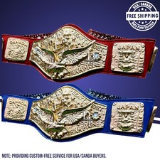 Bob Backlund Antonio Inoki Wrestling Championship Wrestling Belt Adult Zinc 6MM