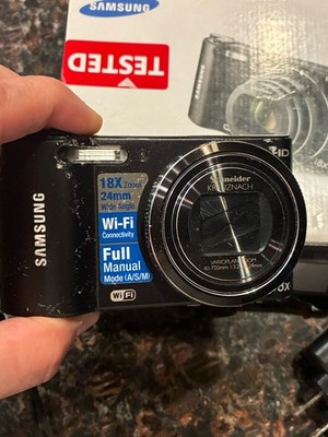 Samsung Digital Camera WB150F 14.2MP Black With Box *Tested *Fast