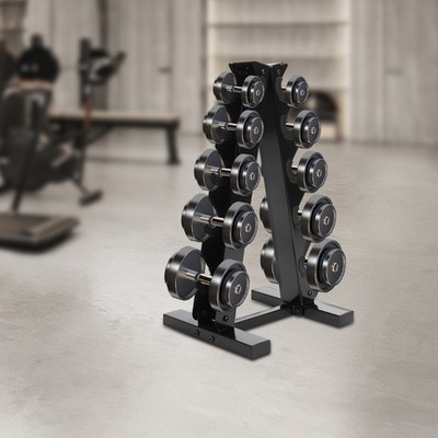 5-tier Dumbbell Rack Stand A-frame Weight Rack For Home Hotels Gyms