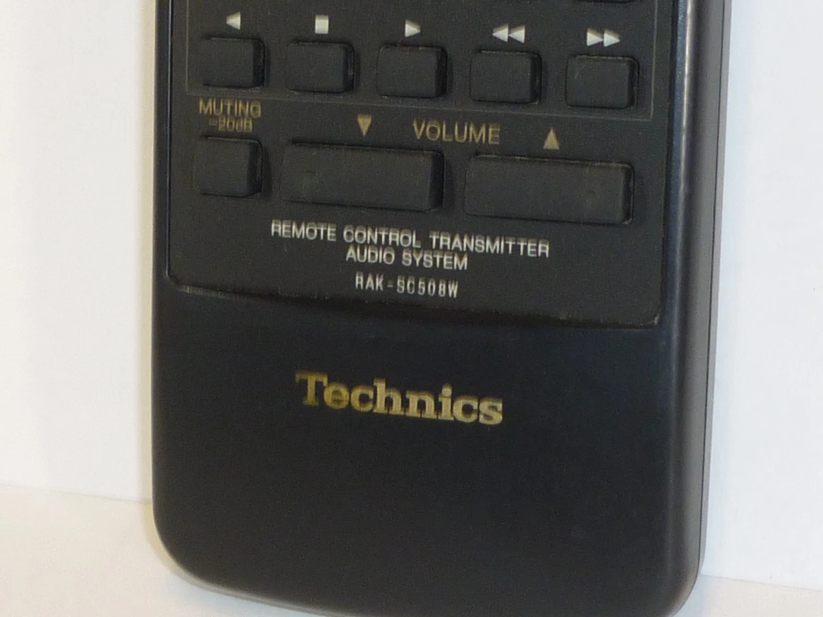 Control remoto inalámbrico Rare Technics RAK-SC508W para sistema de audio Technics