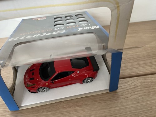 Very Rare Kyosho MINI-Z Racer Ferrari 458 Italia GT2 Body& sports ready Set F/S - Picture 10 of 22