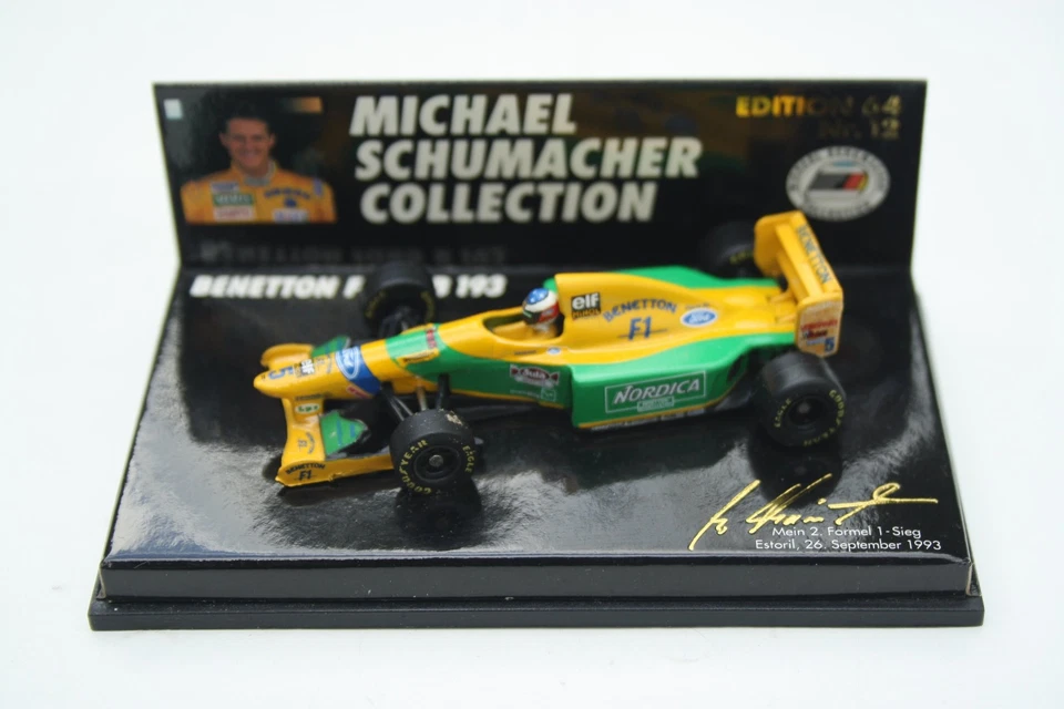 Benetton Ford B 192 Michael Schumacher 2. Victory IN Estoril 1993 Minichamps 1: Foto 4 de 4