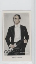 1934 Caid Beruhmter Filmkunstler Tobacco Willi Forst #96 1s8
