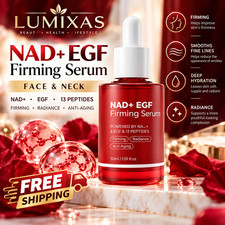 NAD EGF Firming Serum 13 Peptides Anti Aging Face Neck Wrinkle Care 30ml
