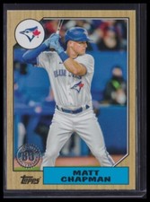 2022 Topps Update #87TBU-49 Matt Chapman 1987 Topps Baseball Toronto Blue Jays