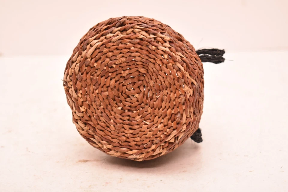 ATQ Apache Tuss Seed basket Tus Berry Jug 5" Tall Native American Indian Woven - Image 3 of 4