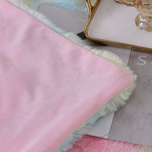 Super Soft Plush Throw Blanket Faux Rabbit Fur Warm Bed Throws Fluffy for Couch - Picture 74 of 78