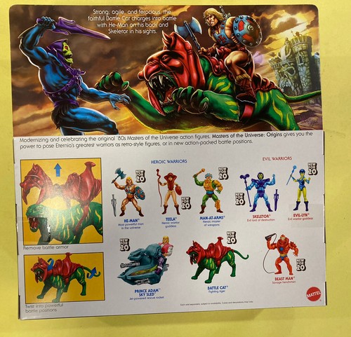 Mattel Collectible - Masters of the Universe Origins Battle Cat He-Man, MOTU New - Picture 3 of 7