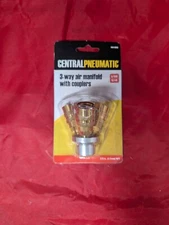 Central Pneumatic 3-Way Quick Coupling Manifold