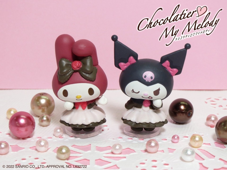 Figurine Re-Ment X Miniso – Sanrio Kuromi Et My Melody – Personnages – Neuf