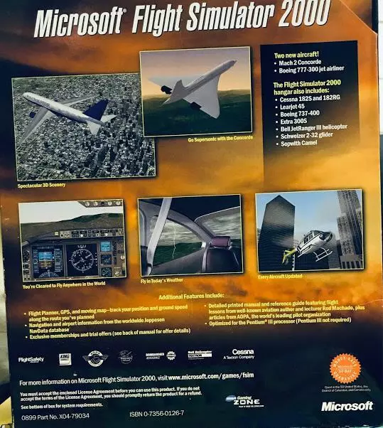 Microsoft Flight Simulator 2000 - PC