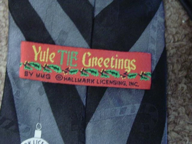Hallmark Yule TIE Greetings: CORBATA CUELLO ÍDOLO POLO NORTE Vacaciones de Navidad (Nuevo) Foto 4 de 4