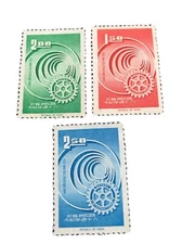 CHINA (ROC) NGAI: Scott #1438-1440 Rotary International 60th Ann CV$5