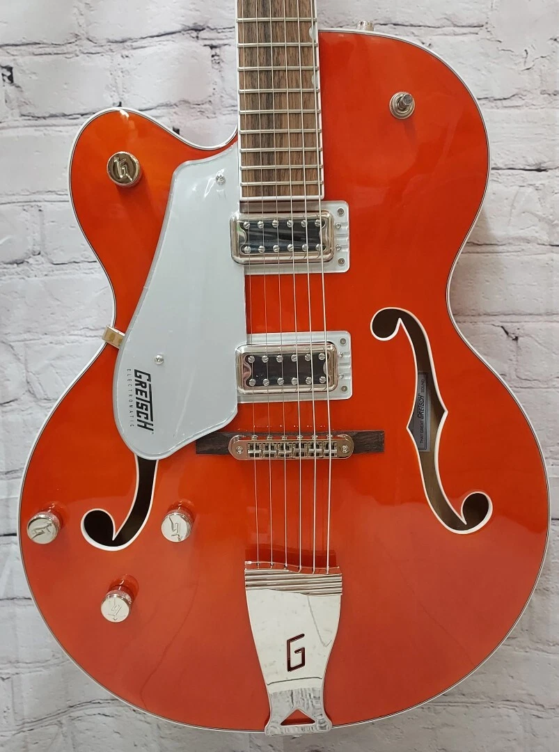 Electromatic　Stain　Single　Gretsch　eBay　Guitar,　Cut　G5420LH　Hollow-Body　Lefty　Orange