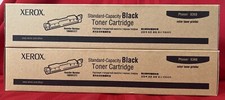 Lot of 2 Genuine Xerox Phaser 6360 Black Toner Cartridge 106R01217 NIB