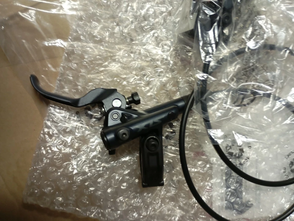 freno mtb anteriore nuovo shimano slx bl-m7100 tubo olio 85cm pronto all uso - Immagine 3 di 4