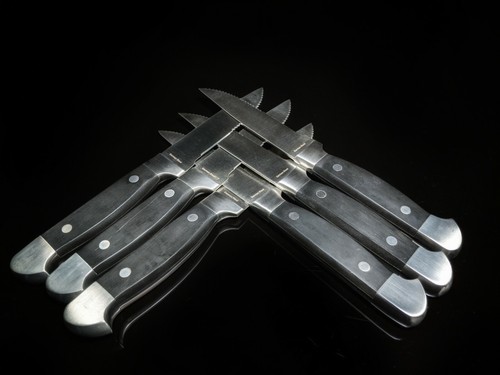 Steakmesser Edelstahl 6er Set Neu im Karton - Bild 2 von 12