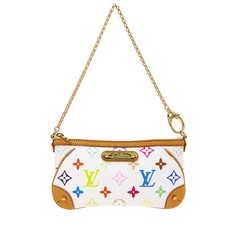 Louis Vuitton Milla Shoulder Bag MM White Canvas for sale online ...