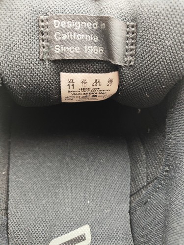 Vans schwarz SINCE 1966 Ortholite VN-0L3MBKA Herren Größe 11 US - Bild 10 von 12