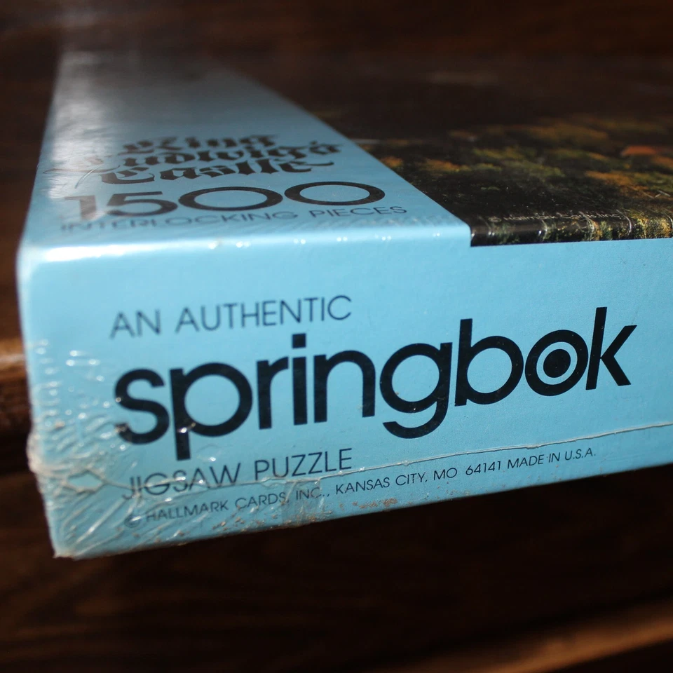 sealed 1985 Springbok King Ludwig's Castle 1500pcs puzzle Neuschwanstein PZL9001 - Image 2 of 4