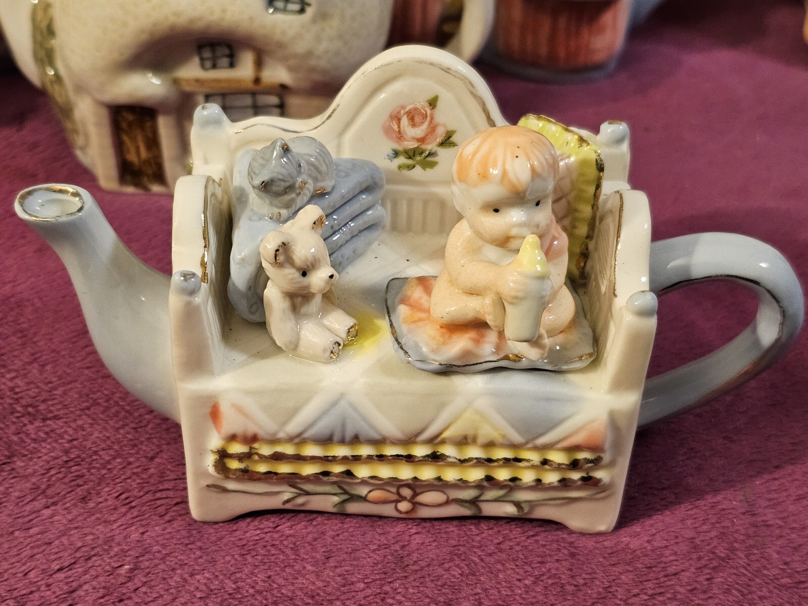 Collection Job Lot of 16x Novelty Ceramic Teapots eBay