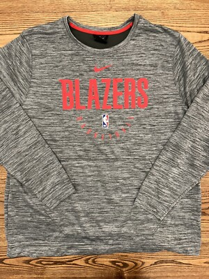#ad NWOT Nike Men’s XXL Portland Trail Blazers NBA Spotlight Performance Sweatshirt $26.16