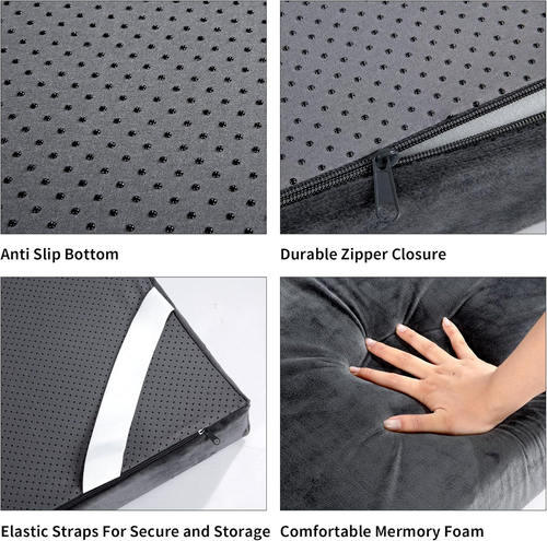 3 INCH Thick Waterproof Memory Foam Camping Mattress for Outdoor Sleeping, Porta - Picture 5 of 7