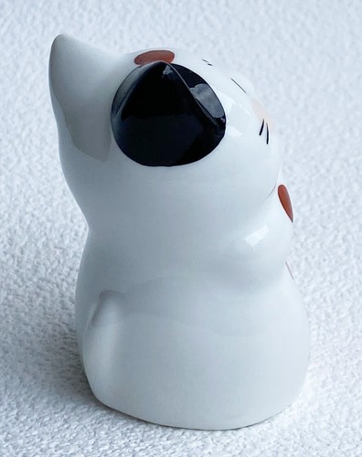 Maneki neko Japanese lucky cat Lucky fortune Wish Fuku neko Swarovski from japan - Picture 7 of 8