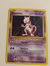 Carta Pokemon MEWTWO 10/102 Rare Holo Set Base ITA 