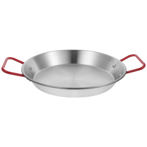 Stainless Steel Frying Pan Paella Acciaio Inossidabile Padella Wok - Picture 14 of 23