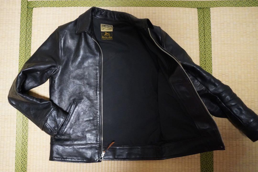 【極美品】レザージャケット Leather jacket Joe McCoy JOE McCOY 30's Sport Jacket Black Leather Size 42 Used From