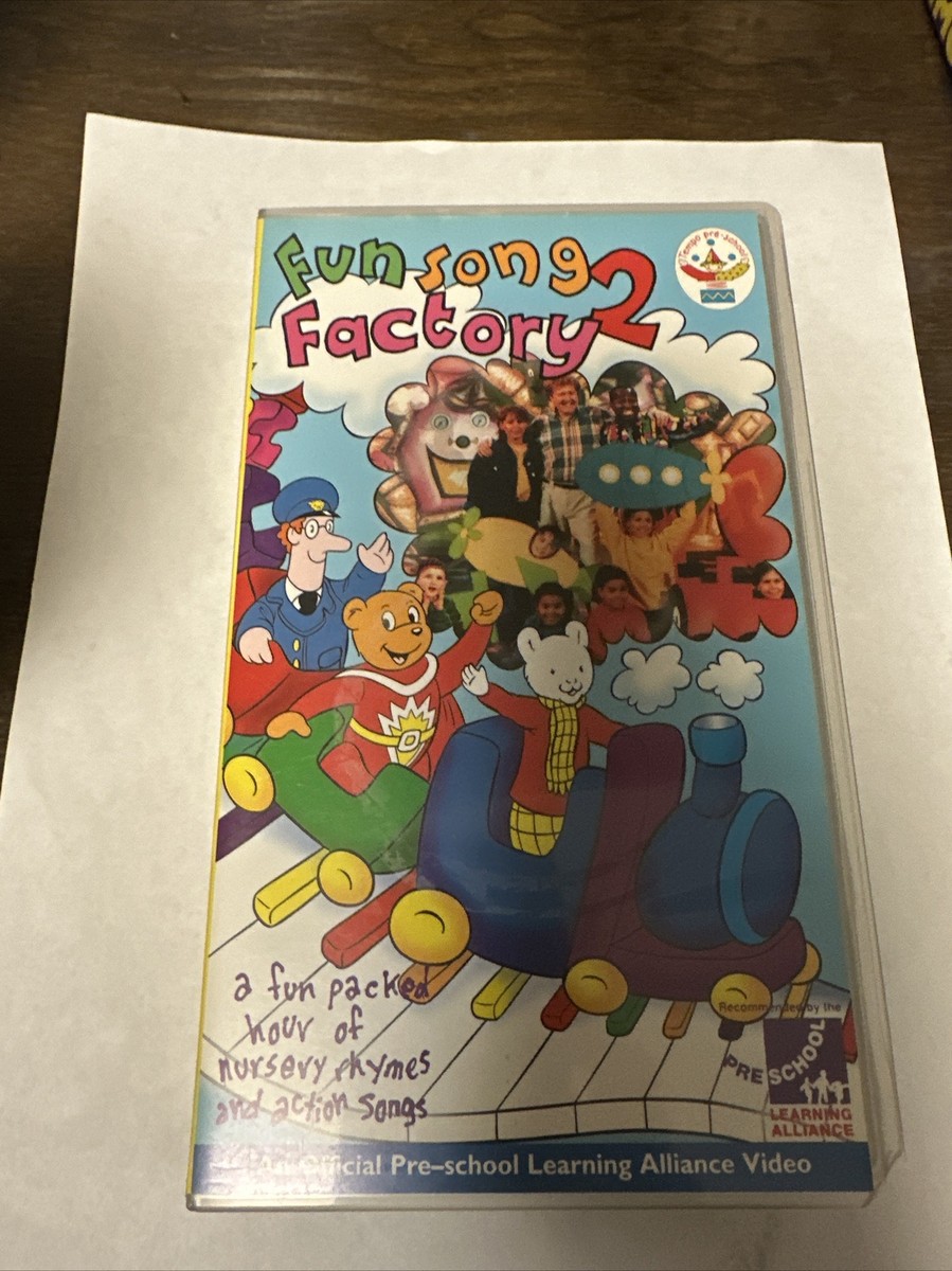 Fun Song Factory 2 VHS Video Tape - Pal - BBC Children's - Postman