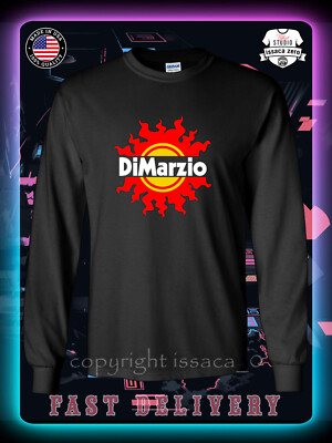 New DiMarzio Guitar Accessories Logo Men's Long Sleeve American issaca Tees