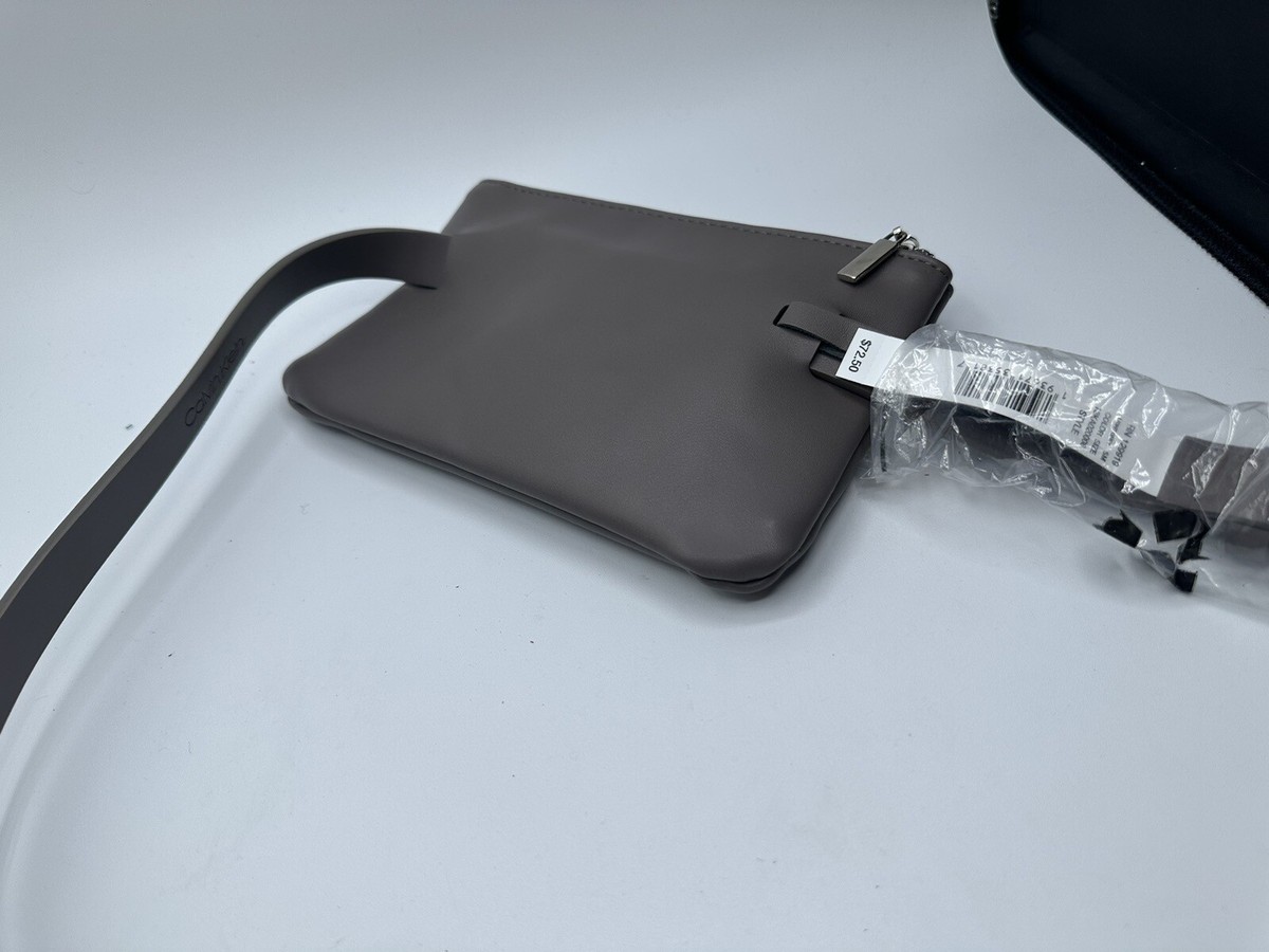 Calvin Klein - Faux Leather Slim Belt Bag/Fanny Pack - Gray - NWT - Medium Calvin Klein Faux Leather Belt Bags & Fanny Packs for Women  main image 4