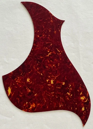 New Great - For Fit Gibson L4A Guitar Pickguard Adhesive back Red Tortoise