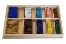 Decanomial Bead Bar Box N Beads - IFIT MONTESSORI MATH MATERIALS