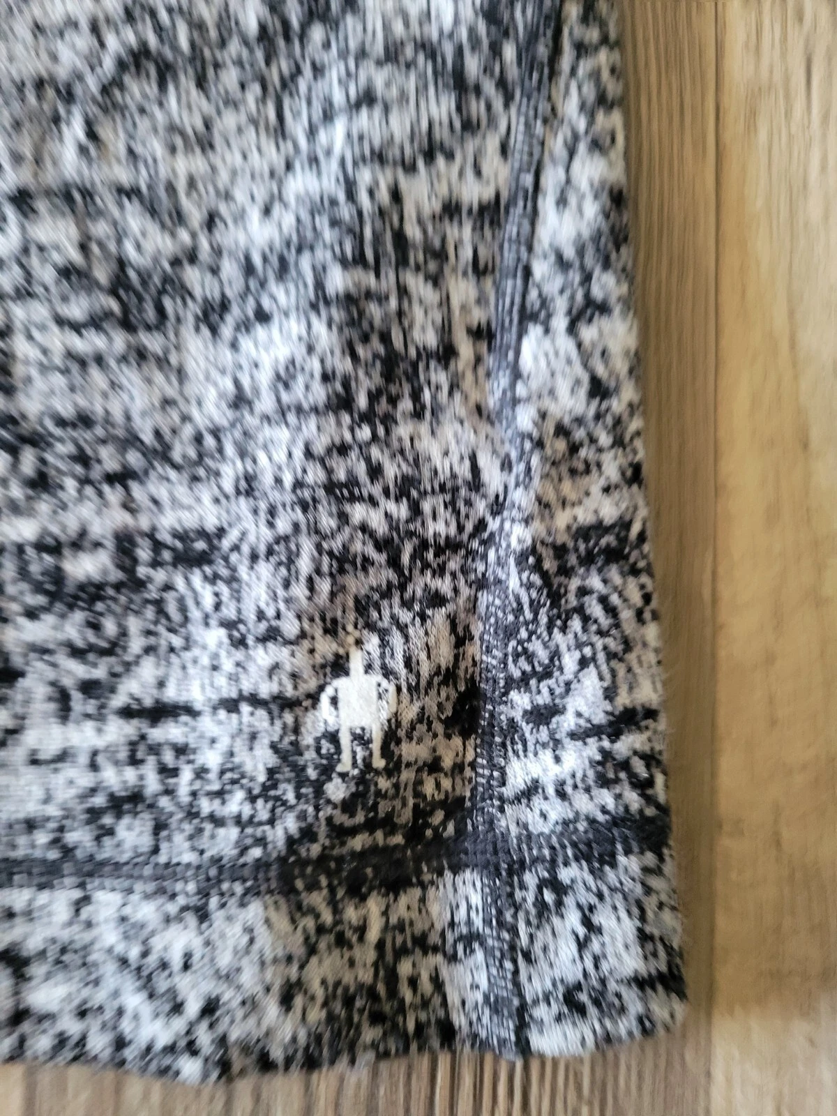 smartwool merino 250 salt pepper pattern quarter-zip base-layer