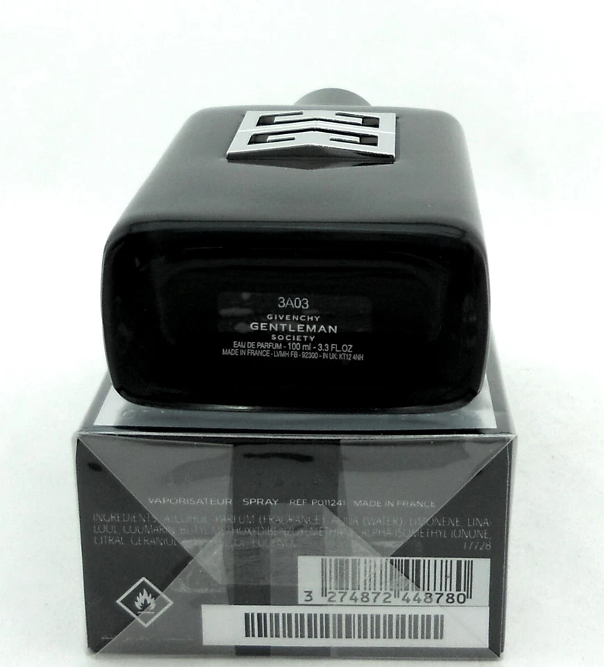 Gentleman Society por Givenchy 3,3 OZ eau de parfum spray para hombres. Nueva caja sellada Foto 3 de 4