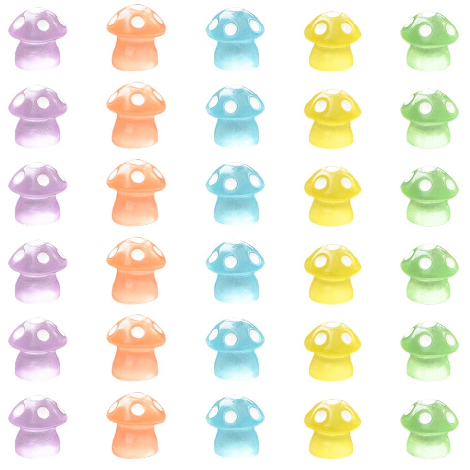 Mini Champignons Colorés En Résine, 120 Pièces, Féerique, Mousse D Paysage Figurines De Jardin 91371980