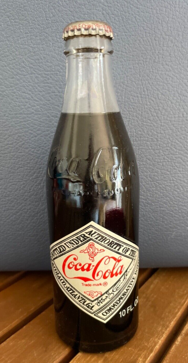 ソフトドリンク Coca-Cola Chattanooga 75th Anni. Bottle Vtg Full Coca Cola 75th Anniversary Commemorative Coke Bottle 10oz
