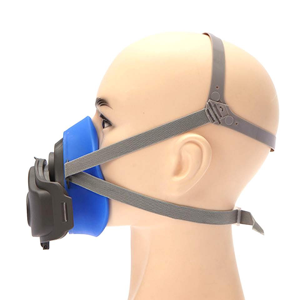 Half Face Respirator Mask With Filters - Safety Gas Mask For Painting, Spraying - TF-1201