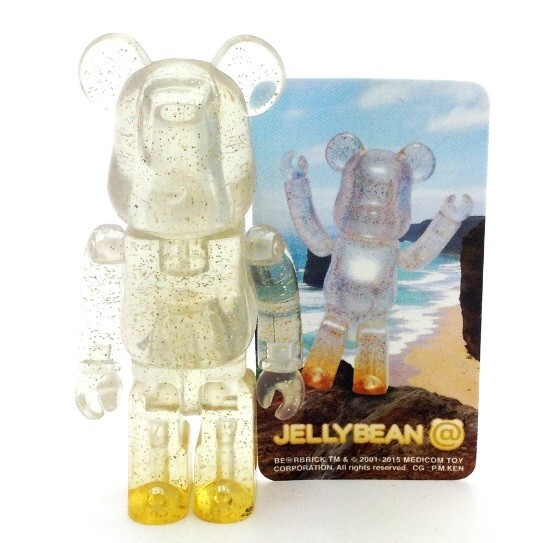 Medicom Bearbrick Series 30 Jellybean S30 golden beach 100 Medicom Bearbrick Series 30 Jellybean S30 golden beach 100