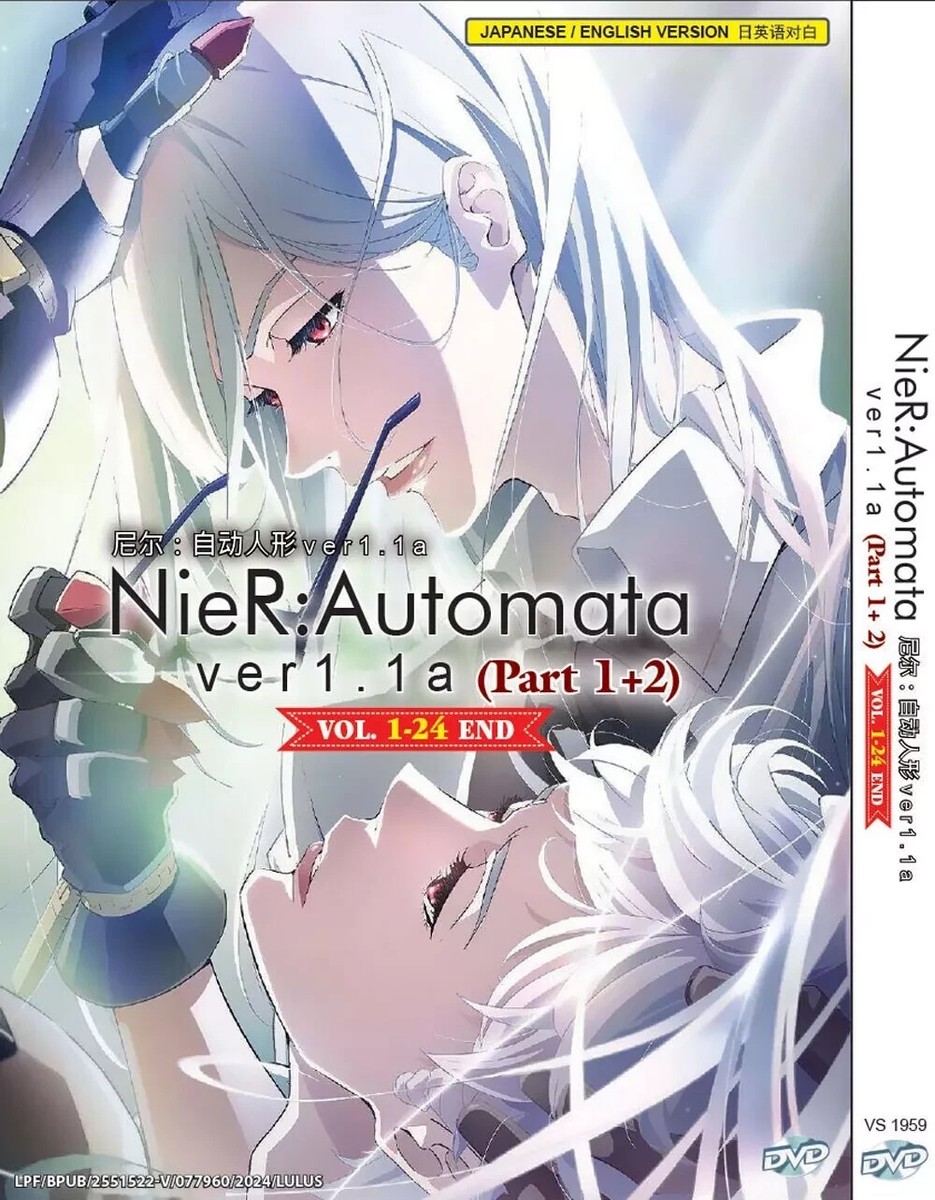 NieR:Automata Ver1.1a DVD BOX Vol.1.2セット Nier: Automata Ver1.1a (VOL.1 - 12 End) ~ All Region