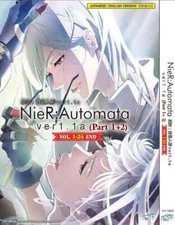 Nier:Automata Ver1.1a Part 1+2  Anime DVD - English Dubbed
