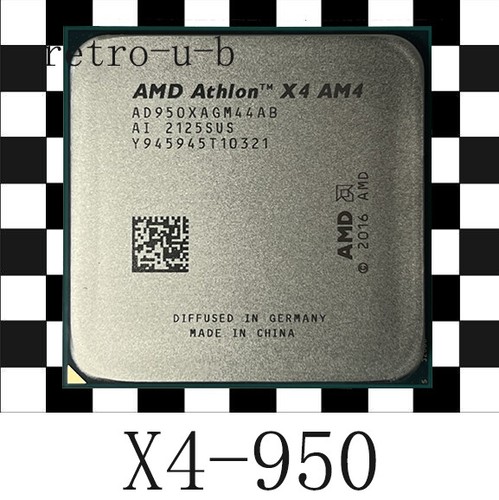 AMD Athlon X4 950 Quad-Core 3.5GHz Socket AM4 65W CPU Processor - 第 1/1 張圖片