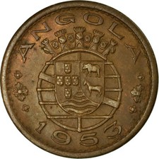[#709125] Münze, Angola, 50 Centavos, 1953, SS, Bronze, KM:75