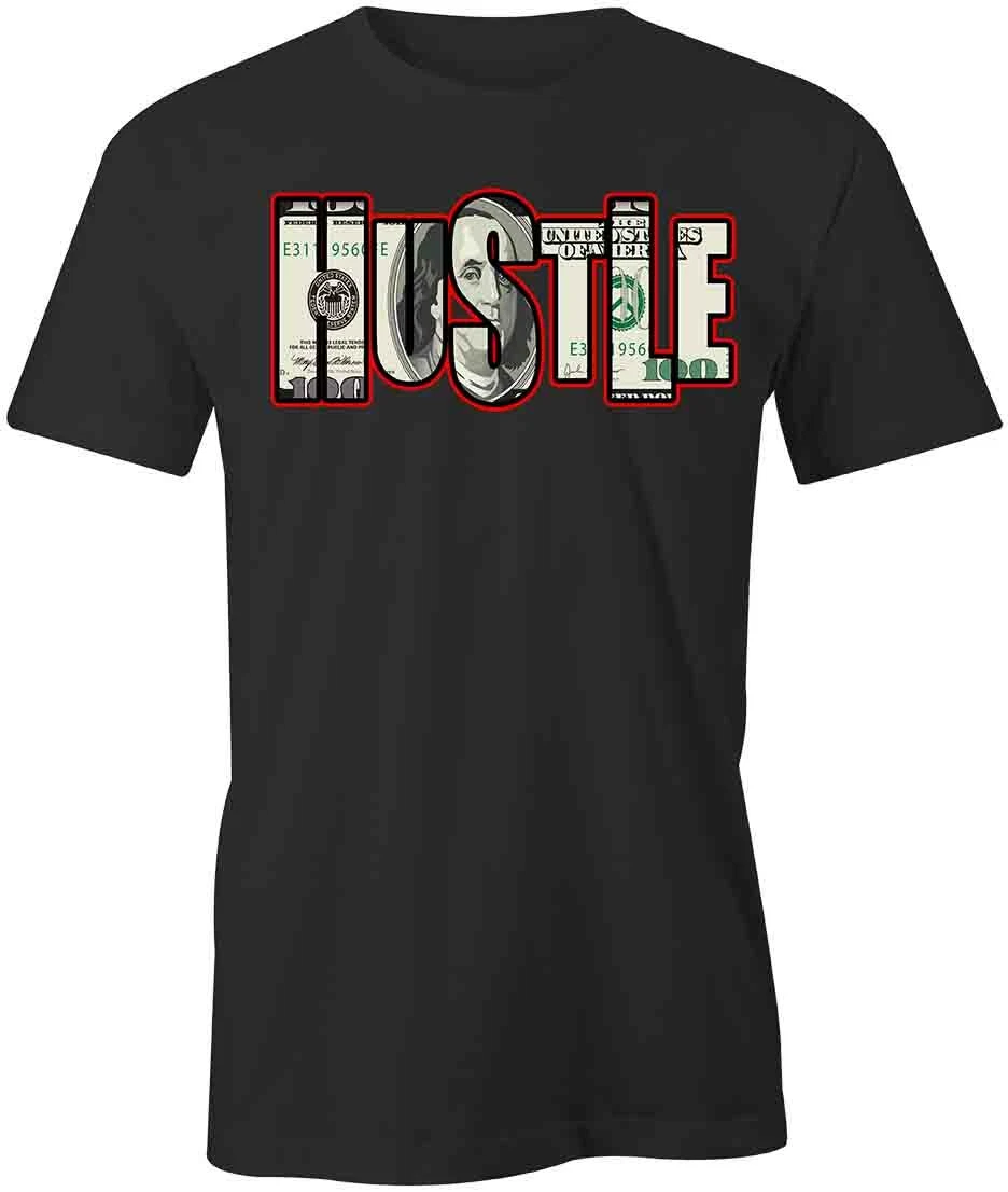 HUSTLE T-SHIRT TShirt Tee Short-Sleeved Cotton CLOTHING MONEY S1BCA624
Opens in a new window or tab