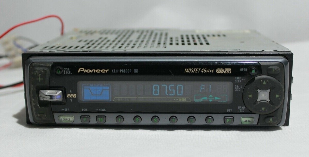 Pioneer KEH-P6800R Car Radio Cassette Player CD Changer control | eBay