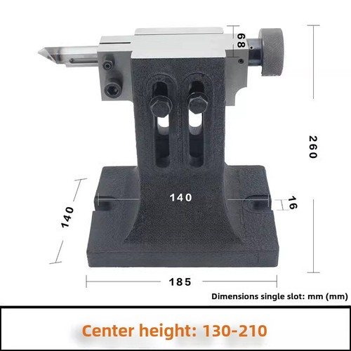 Tornio contropunta regolabile altezza centrale ditale fai da te assemblaggio indicizzazione testa - Foto 9 di 10